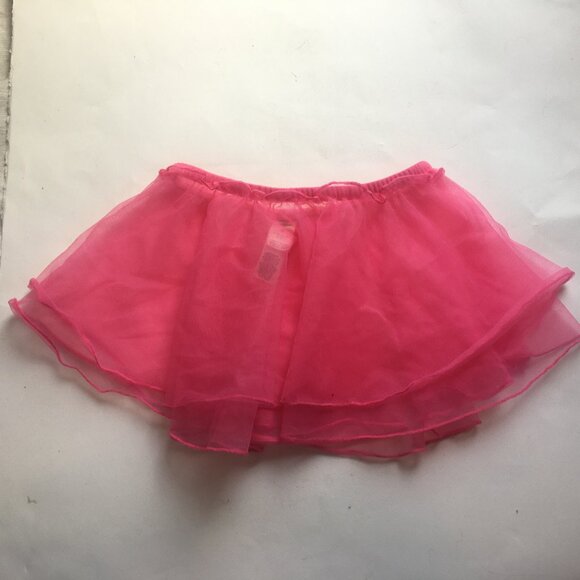 OshKosh B'Gosh Girls Pink Tulle Tutu Dance Cover Up Ballet Skirt Sz 6 Costume - Picture 1 of 16